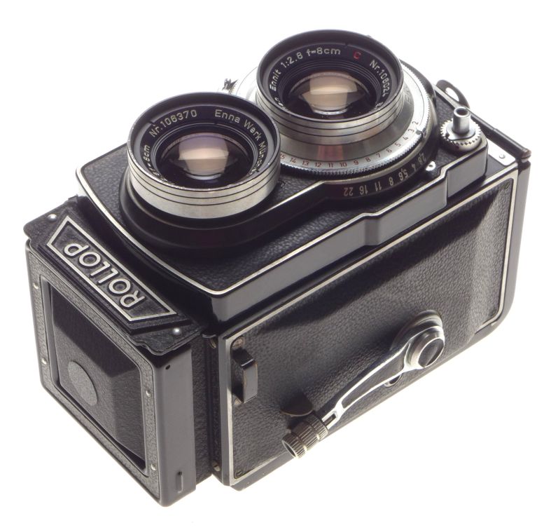 Lipca rollop automatic tlr film camera enna ennit 1:2.8 f=8cm